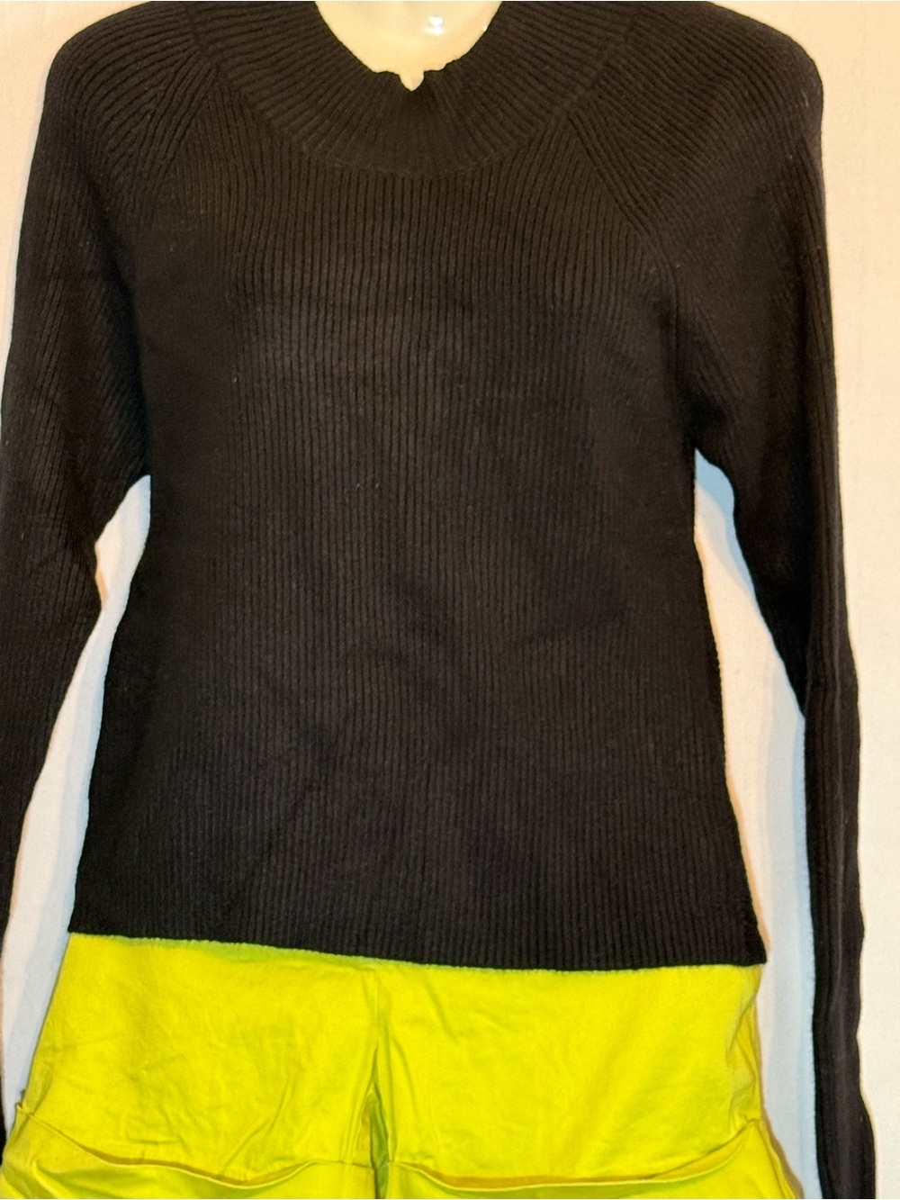 ALLOY Black Ribbed Long-Sleeve Sweater - Picture 2 of 5